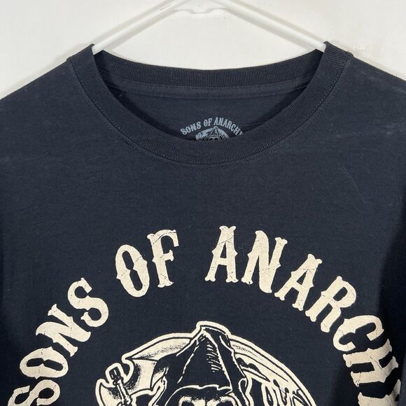 Sons Of Anarchy 2012 T Shirt Mens Size XL Black Grim Reaper Graphic Motorcyle - Picture 2 of 9